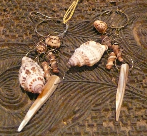 Melissa Joy Manning Shell Earrings