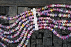 Very Fine Natural Multi Colored Sapphire Necklace with Diamond Bar Stations