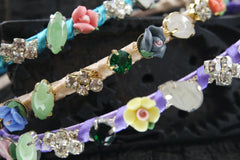 Jeweled Silk Headband