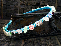 Jeweled Silk Headband