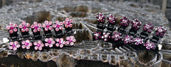 Crystal Flower Baby Jaw Hair Clips