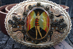 VSA Virgins, Saints & Angels Rosarita Belt Buckle