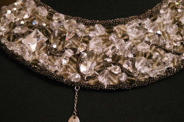 Erickson Beamon Thakoon Crystal Encrusted Collar Necklace