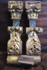 Antique Venetian Gilt Architectural Fragments, circa 1800