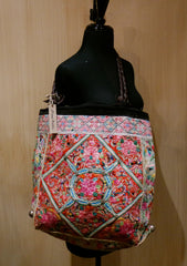 J.P. and Mattie Yabo Tribal Fabric Shoulderbag - One of a Kind
