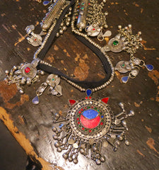 Old Bohemian Gypsy Kuchi Tribe Necklace- One-of-a-Kind