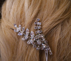 Jennifer Behr Blossom Crystal Hairpins
