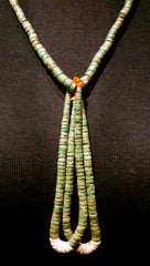 Old Pawn Green Turquoise Necklace with Jocla