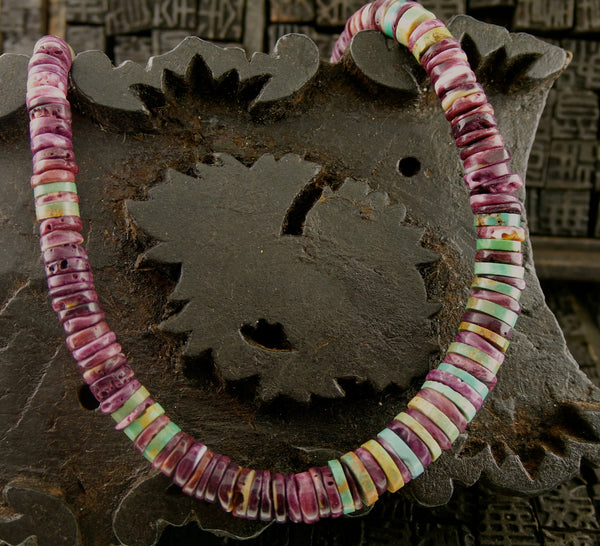 Southwestern Santa Domingo Heishi Disc Necklace
