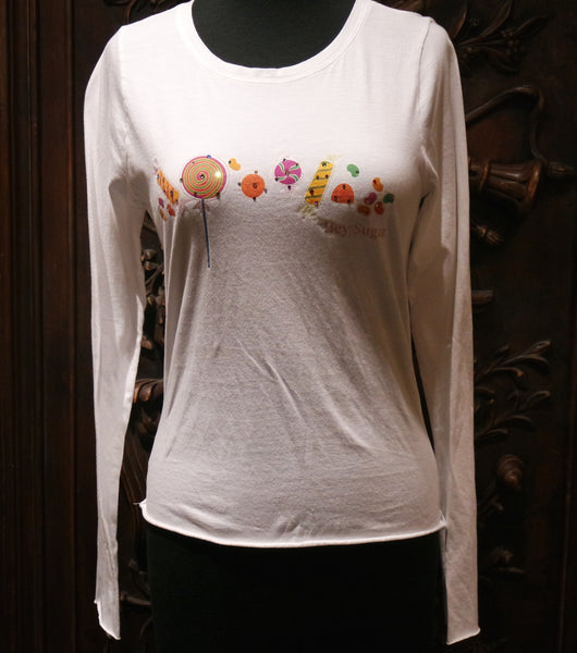 And Cake "Hey Sugar" Long Sleeve Tee Shirt