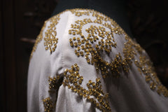 Adrienne Landau Silk Tunic with Gold Embellishment