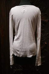 Jarbo Lace Up Long Sleeve Tee Shirt