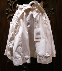 Tufi Duek Lucy White Cotton Cropped Jacket