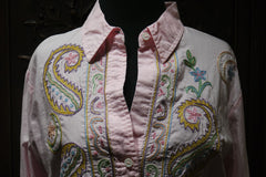And Cake Embroidered Bombay Shirt with French Cuffs