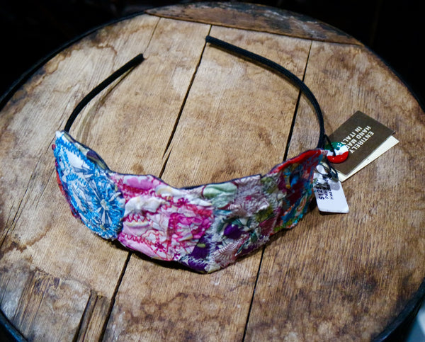 Pepita Quilted Colorful Headband