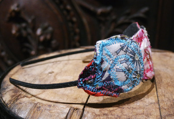 Pepita Quilted Colorful Headband
