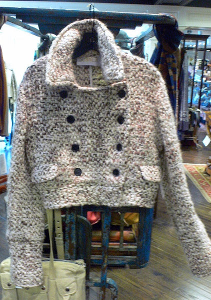 Sumner Tweed Double Breasted Cropped Jacket