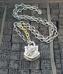 Sevan Bicakci 24k and Oxidized Sterling Silver Chain